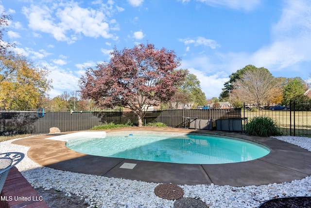 view of pool