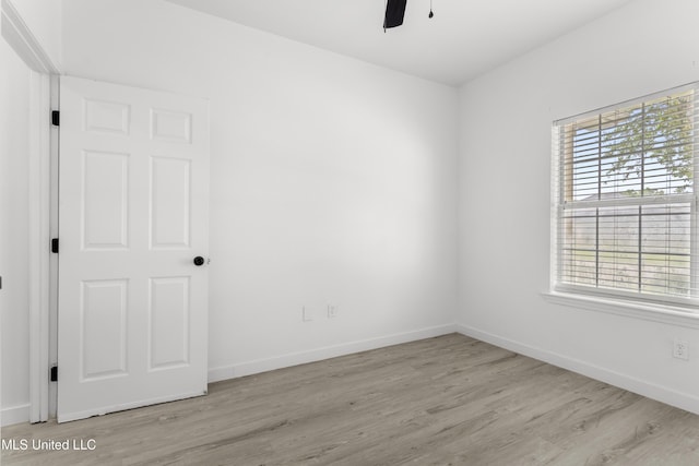 14789 Nassau Dr, Biloxi, MS 39532 - unfurnished room with wood finished floors and a ceiling fan