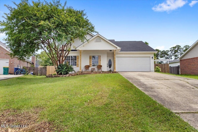 14789 Nassau Dr, Biloxi, MS 39532 - view of front of home with concrete driveway and an attached garage