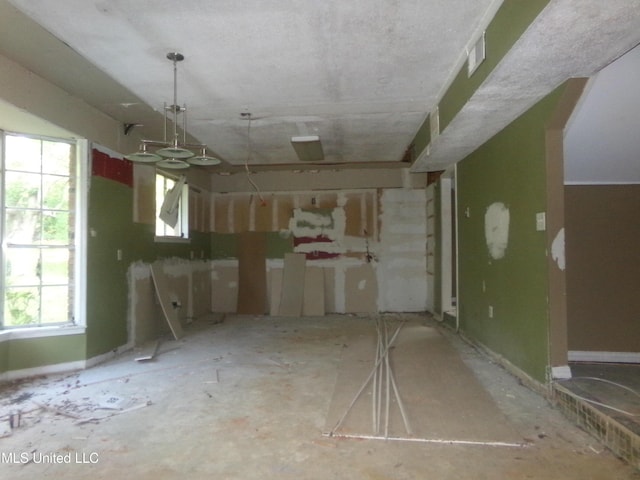 interior space featuring plenty of natural light