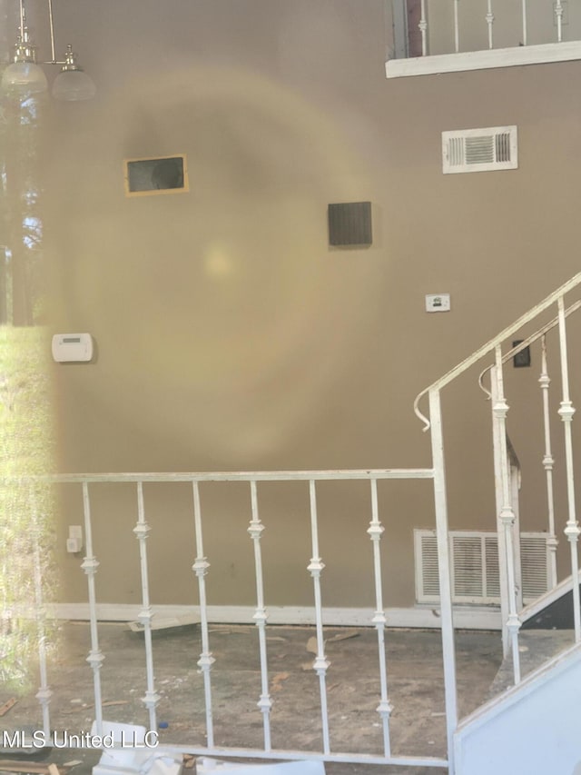 view of stairs