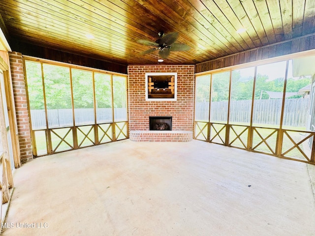 121 Butler Creek Dr, Florence, MS 39073 - view of unfurnished sunroom