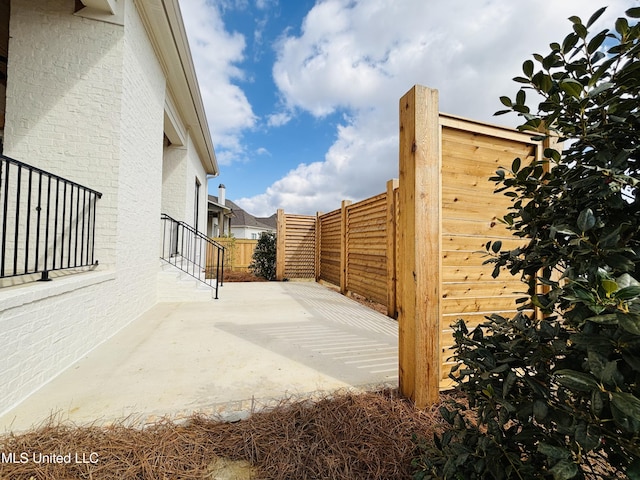 exterior space featuring a patio area