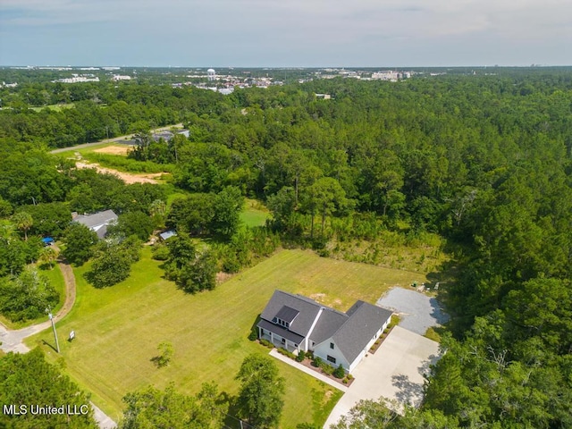 16043 W Dedeaux Rd, Gulfport, MS 39503 - aerial view of a heavily wooded area