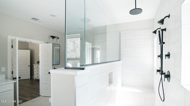 16043 W Dedeaux Rd, Gulfport, MS 39503 - full bath featuring a walk in shower and vanity