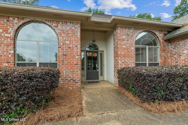 403 Chesney Ct, Madison, MS 39110 - view of exterior entry with brick siding