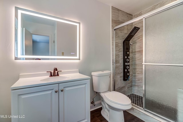 12394 Cypress Dr, Gulfport, MS 39503 - full bath with toilet, a stall shower, and vanity