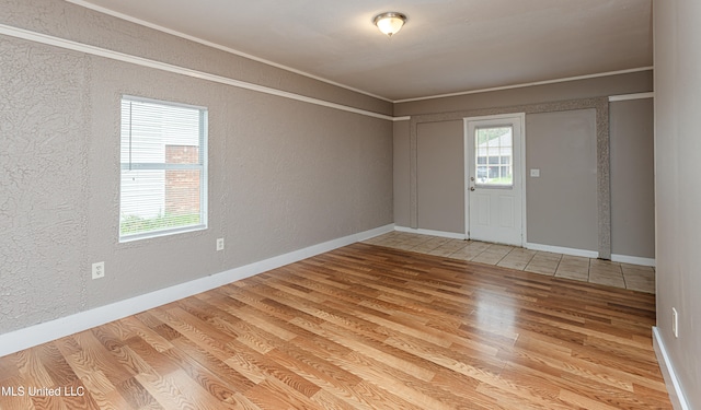 entryway featuring light wood-type flooring