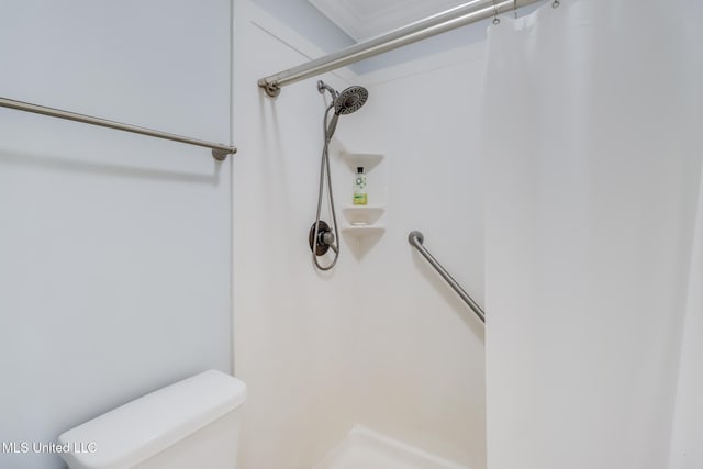 1 Partridge Pl, Long Beach, MS 39560 - bathroom view of a stall shower and toilet