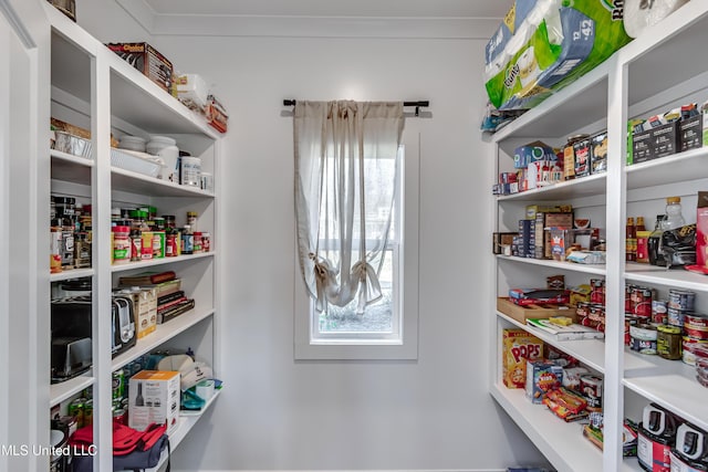 view of pantry