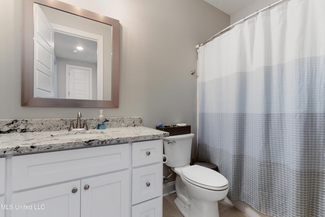 16872 W Landon Green Cir, Gulfport, MS 39503 - full bath featuring vanity, toilet, and a shower with curtain