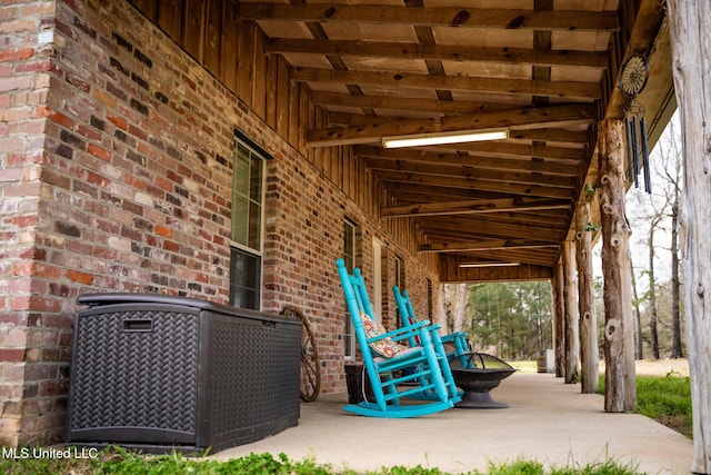 view of patio