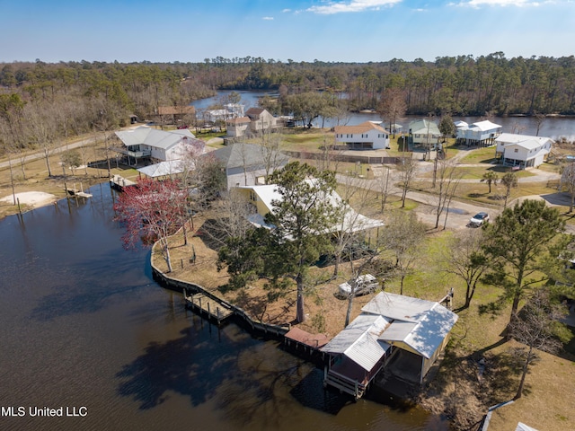 6132 Shawnee St, Kiln, MS 39556 - drone / aerial view of a large body of water