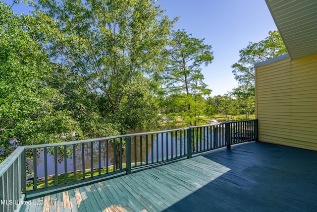 6132 Shawnee St, Kiln, MS 39556 - view of wooden terrace