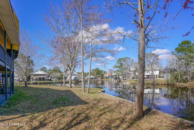 6132 Shawnee St, Kiln, MS 39556 - view of yard featuring a water view and a residential view