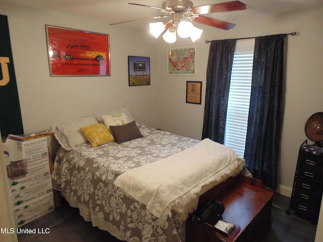 70 Tree Line Dr, Mount Pleasant, MS 38635 - bedroom featuring a ceiling fan