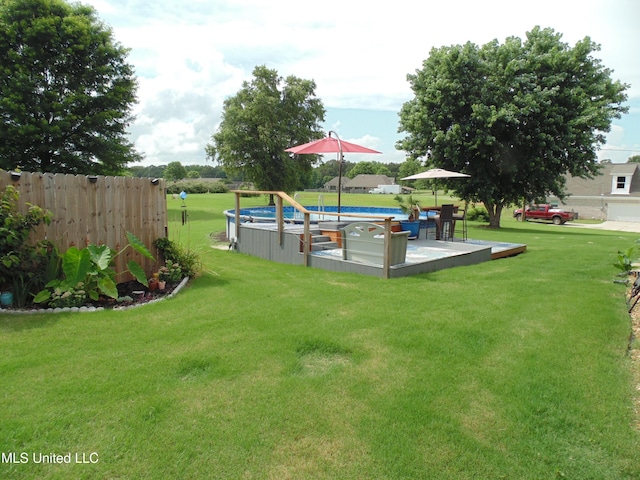 70 Tree Line Dr, Mount Pleasant, MS 38635 - view of yard