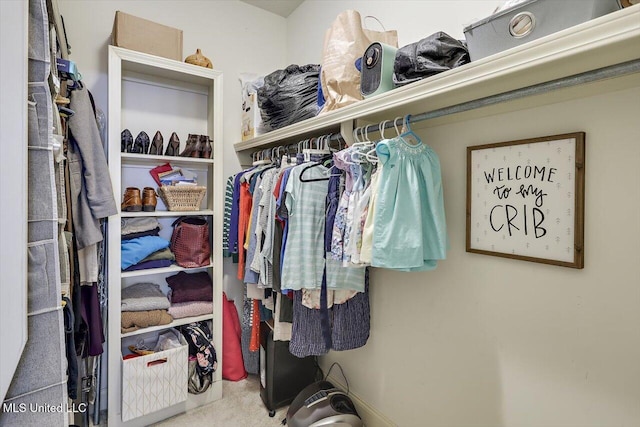 109 Bellemeade Trce, Clinton, MS 39056 - spacious closet with carpet floors
