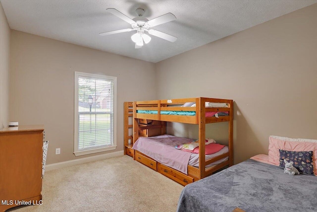 109 Bellemeade Trce, Clinton, MS 39056 - carpeted bedroom with baseboards and ceiling fan