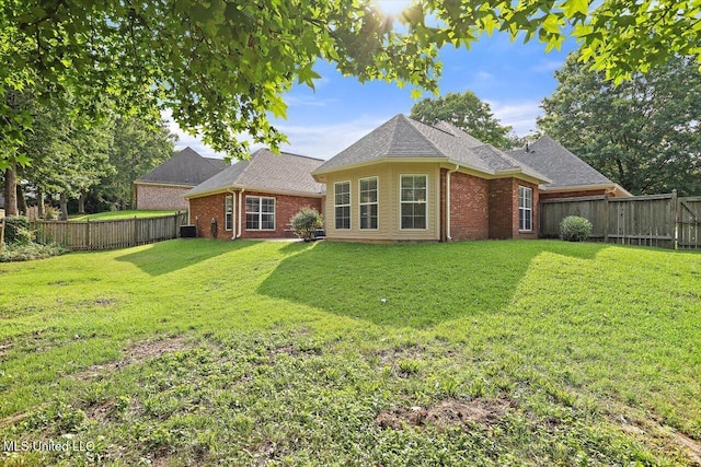 109 Bellemeade Trce, Clinton, MS 39056 - back of house featuring brick siding and a shingled roof