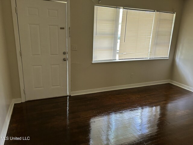 1110 Barbara Ann Dr, Jackson, MS 39204 - foyer entrance featuring baseboards and hardwood / wood-style flooring