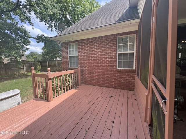 2610 Dickens Place Dr, Southaven, MS 38671 - deck featuring a fenced backyard