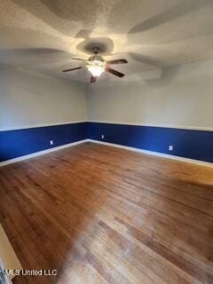 1431 Ranger Dr, Southaven, MS 38671 - spare room with ceiling fan, wood finished floors, and baseboards