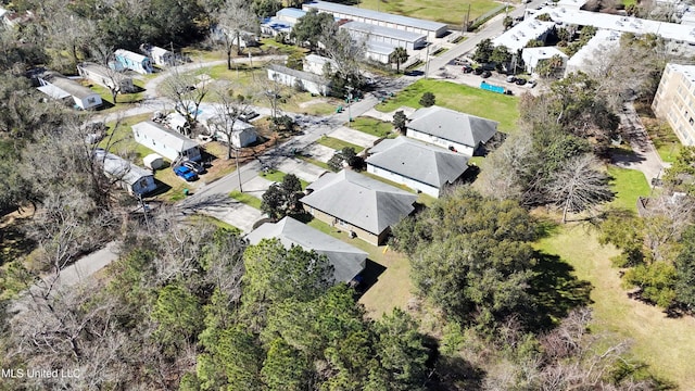 drone / aerial view featuring a residential view