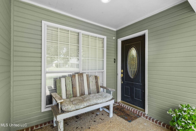215 Cobblestone Dr, Madison, MS 39110 - doorway to property featuring covered porch