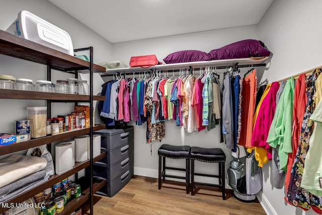 2085 Pat Ln, Biloxi, MS 39531 - walk in closet featuring wood finished floors
