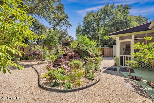 2085 Pat Ln, Biloxi, MS 39531 - view of yard with a sunroom