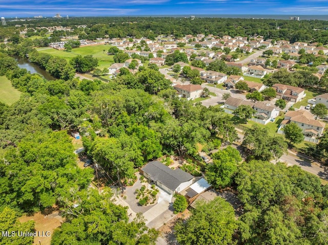 2085 Pat Ln, Biloxi, MS 39531 - aerial perspective of suburban area with a nearby body of water