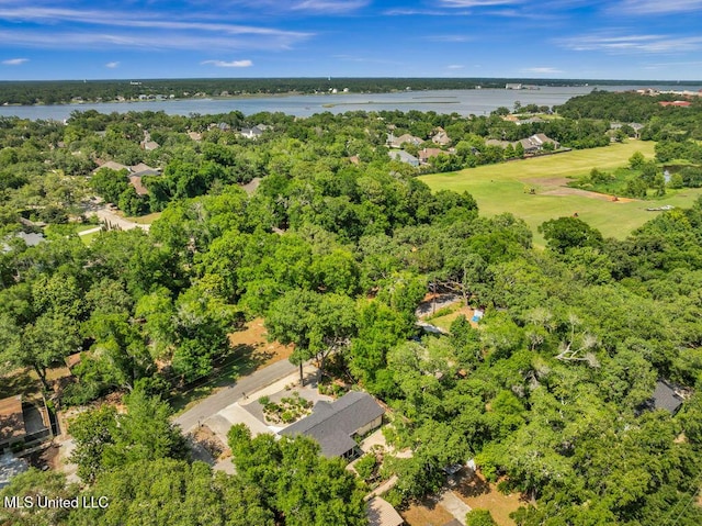 2085 Pat Ln, Biloxi, MS 39531 - bird's eye view of a nearby body of water and a golf club