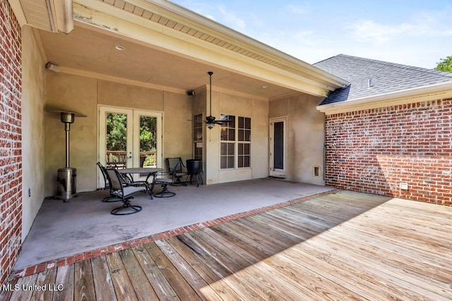 769 Mclane Ln, Biloxi, MS 39532 - deck with french doors