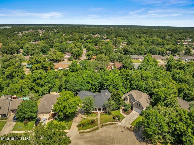 769 Mclane Ln, Biloxi, MS 39532 - aerial view of residential area featuring a forest