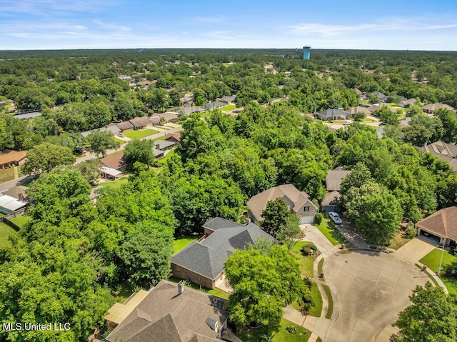 769 Mclane Ln, Biloxi, MS 39532 - aerial view of residential area featuring a forest