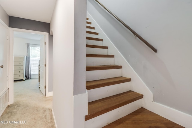 stairway with visible vents