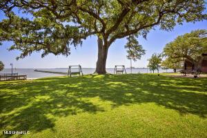 view of property's community with a water view