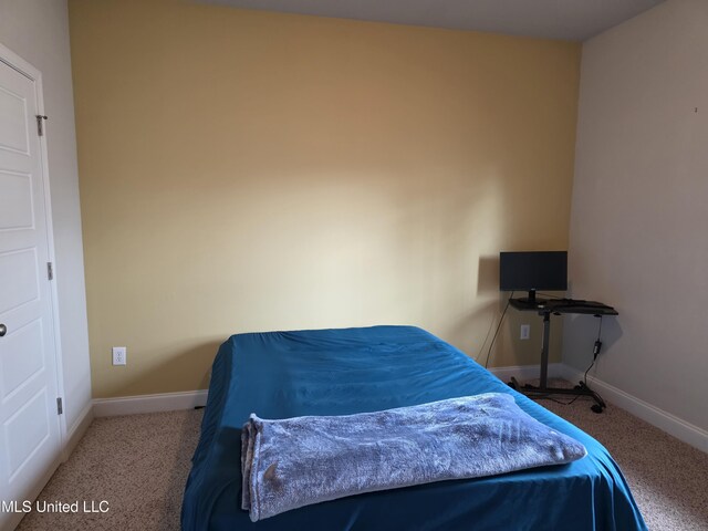 45 Carlsbad, Hattiesburg, MS 39402 - carpeted bedroom featuring baseboards