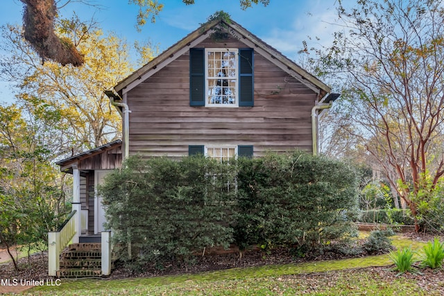 view of side of property