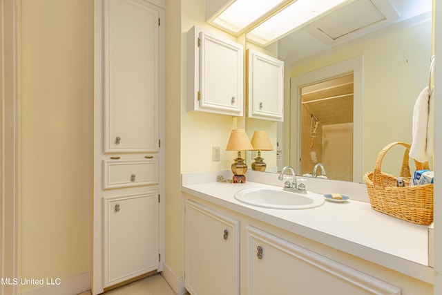 3775 Coker Rd, Madison, MS 39110 - bathroom with vanity and a shower