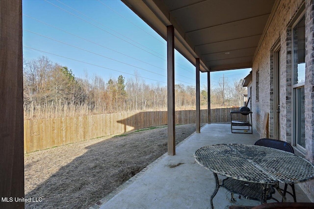 view of patio