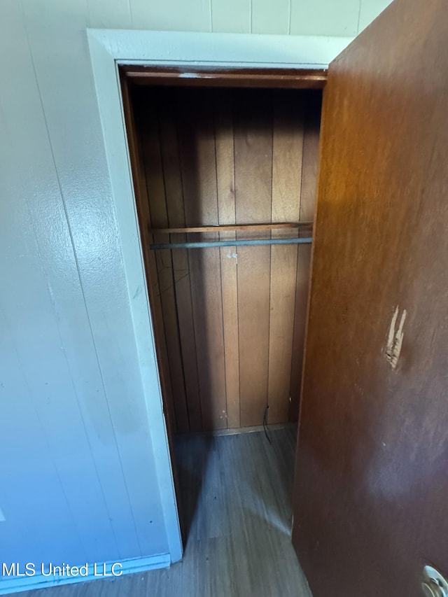 view of closet