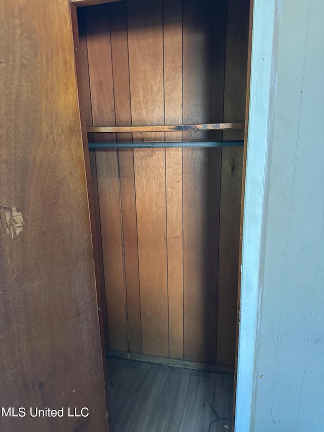 306 Hillcrest St, Carthage, MS 39051 - detailed view of wood finished floors and wood walls