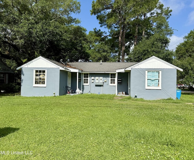 1607 Resca De La Palma St, Pascagoula, MS 39567 - single story home with a front lawn and stucco siding