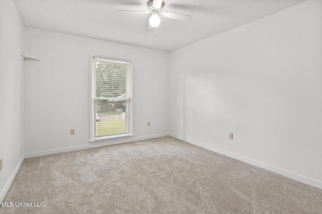 1035 N Azalea Dr, Madison, MS 39110 - empty room with carpet floors, a ceiling fan, and baseboards