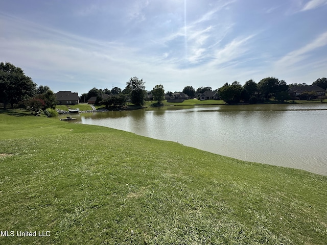 view of water feature