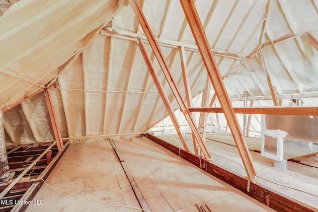 13129 Jordan Bluff Rd, Kiln, MS 39556 - view of unfinished attic
