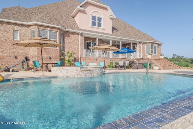13129 Jordan Bluff Rd, Kiln, MS 39556 - outdoor pool featuring a patio area