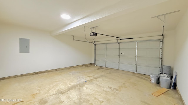2595 Hunters Pointe Dr, Southaven, MS 38672 - garage with electric panel and a garage door opener